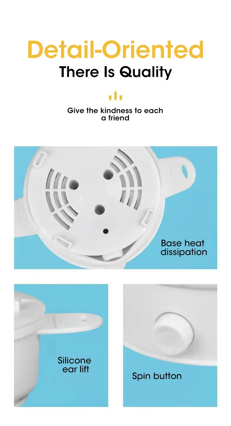 Portable Foldable Electric Hot Pot for Travel and Camping