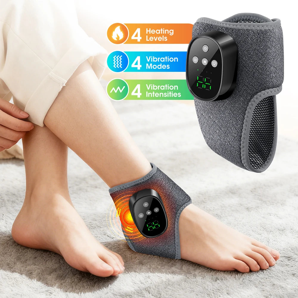Heated Ankle Massager with Vibration Therapy
