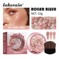 Spherical Powder Bead Blush for Natural Glowing Makeup