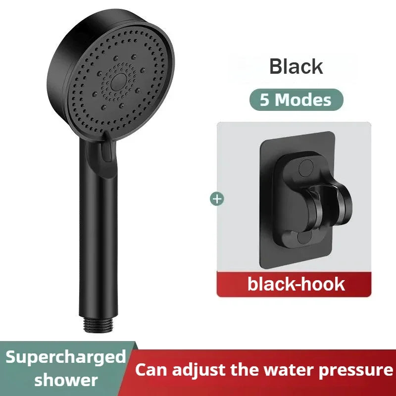 5-Mode High-Pressure Handheld Shower Head