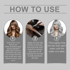 Permanent Silver Gray Hair Dye Cream
