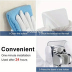 Adjustable Adhesive Shower Head Holder