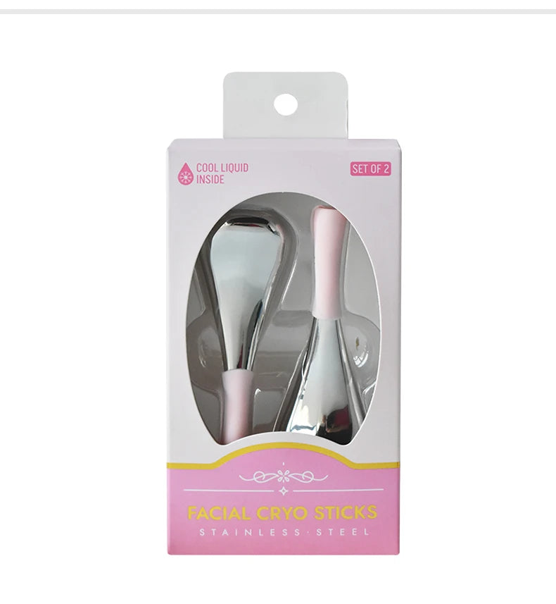 Stainless Steel Facial Cryo Sticks for Skin Cooling and Puffiness
