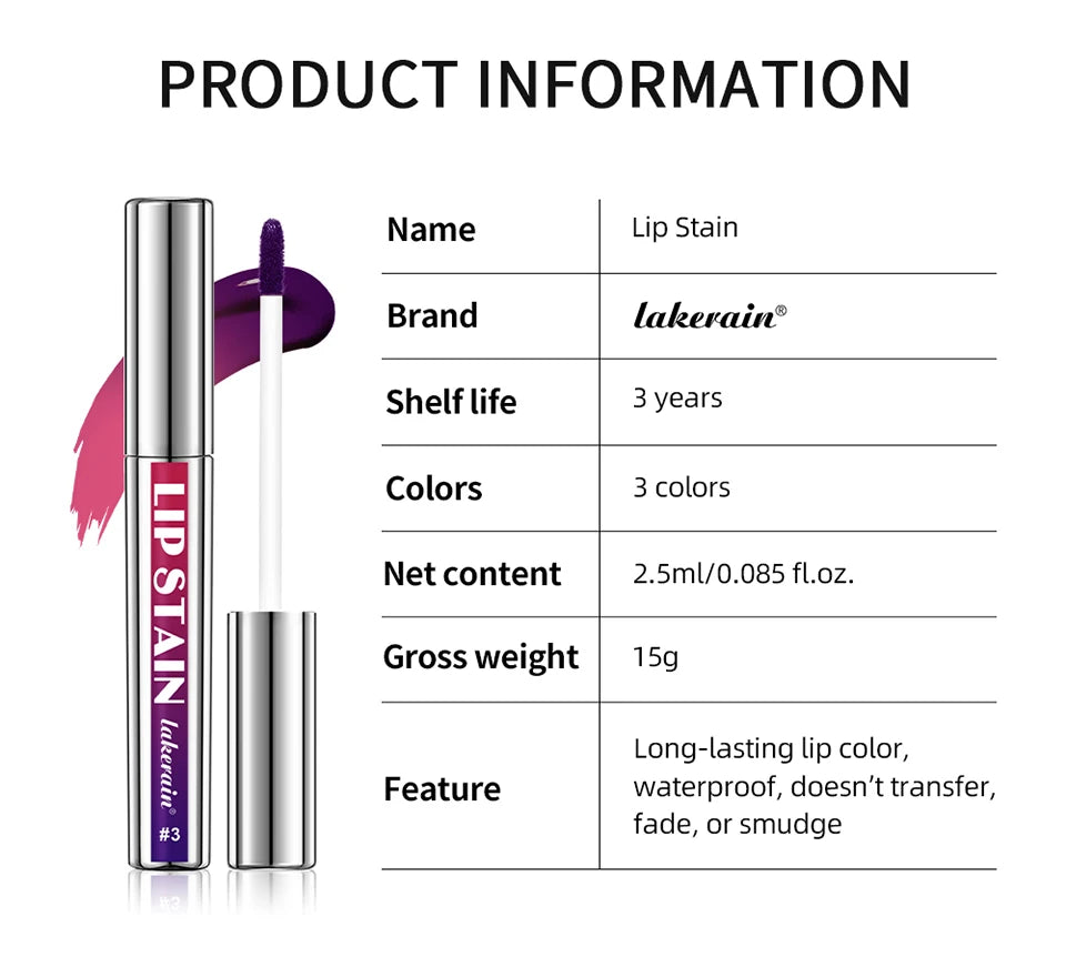Peel Off Waterproof Lip Stain Tint