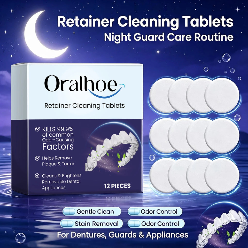Effervescent Denture and Retainer Cleaning Tablets