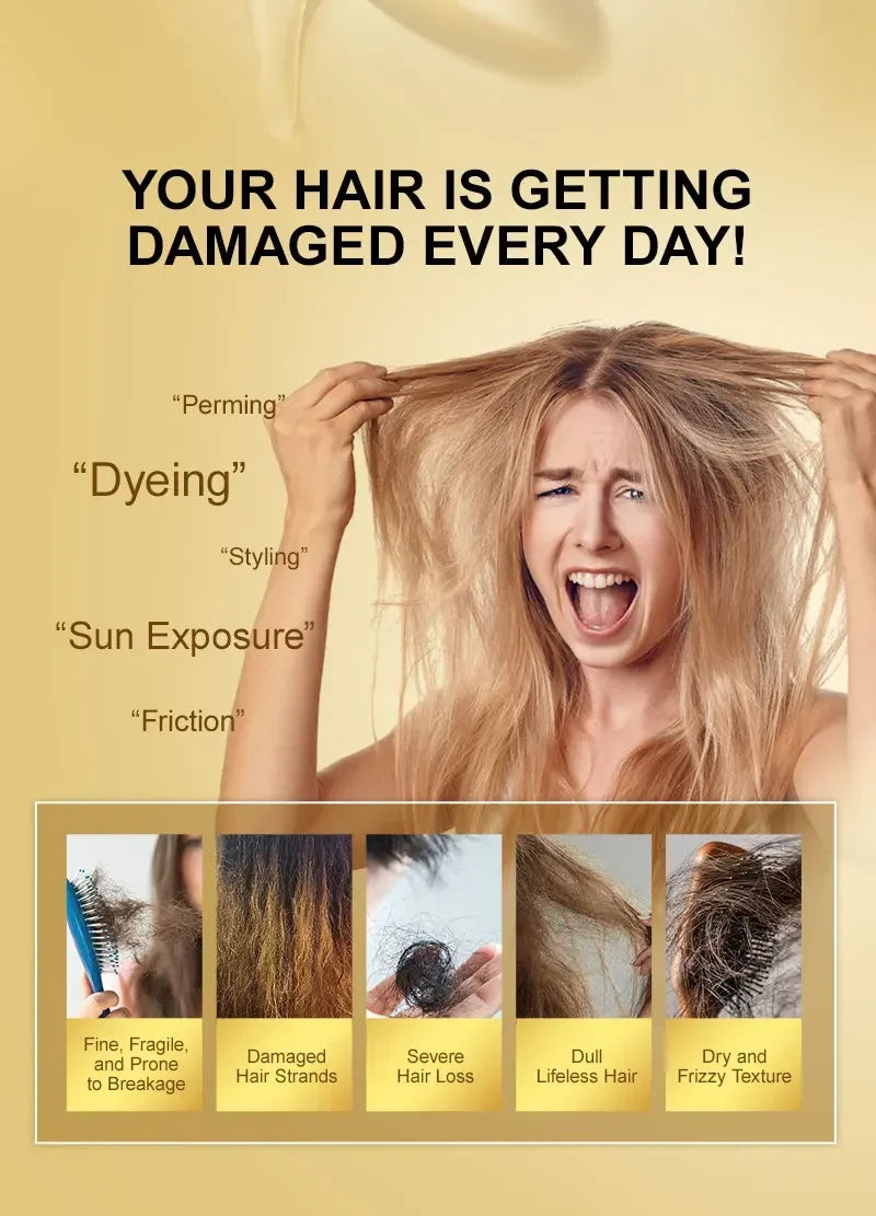 Amino Acid Revitalizing Hair Oil for Dry and Damaged Hair - 8