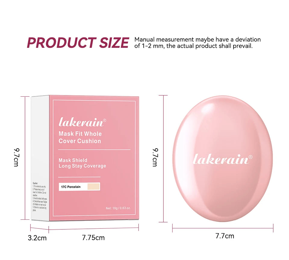 Semi-Matte Long-Lasting Cushion Foundation for Flawless Coverage