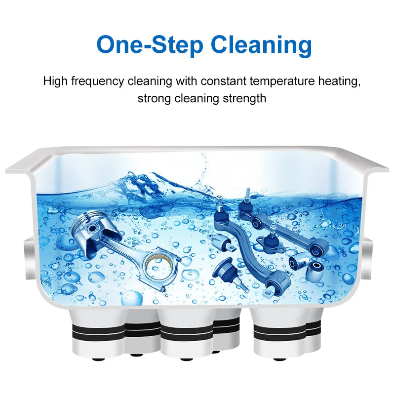 Digital Ultrasonic Cleaner for Jewelry, Watches, and Tools