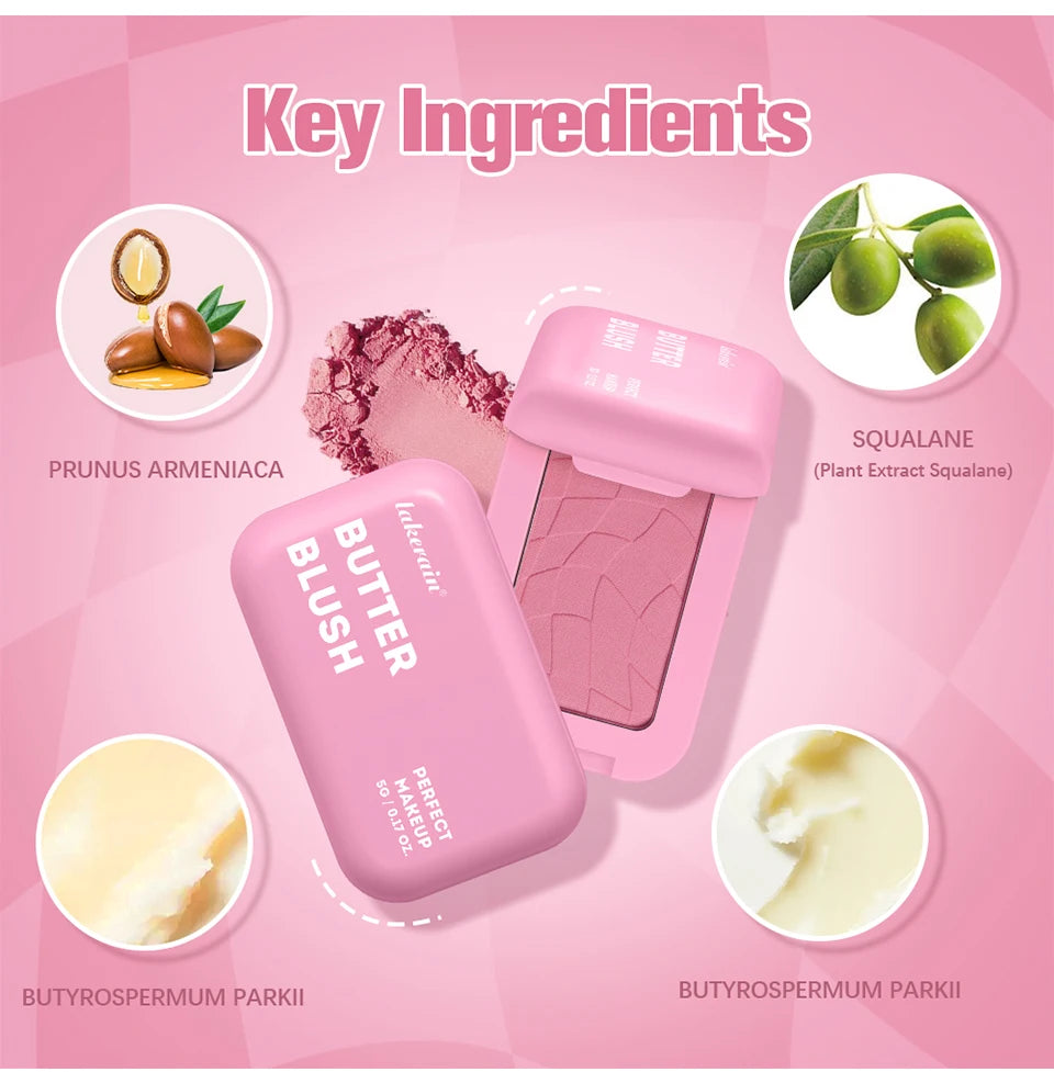 Long-Lasting Cream Butter Blush for Natural Radiant Glow - 14