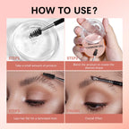 Waterproof 3D Eyebrow Styling Sculpting Gel for Natural Brows
