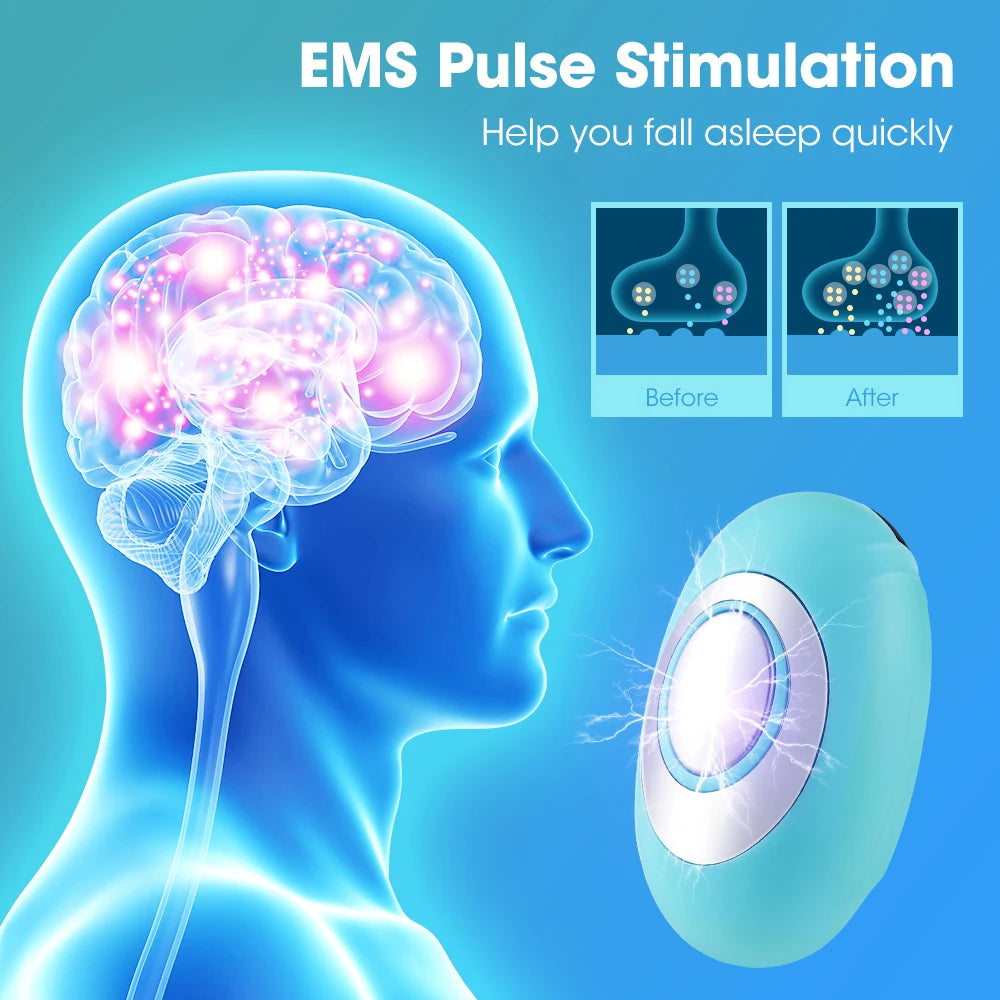 Handheld Microcurrent Sleep Aid Device for Insomnia and Anxiety