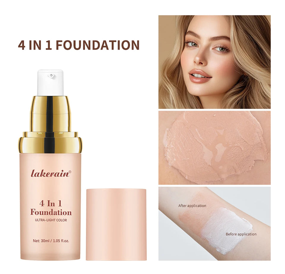 4-in-1 Color Changing Moisturizing Foundation with SPF 30