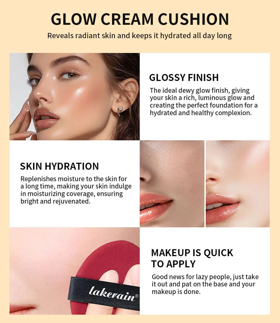 Semi-Matte Long-Lasting Cushion Foundation for Flawless Coverage