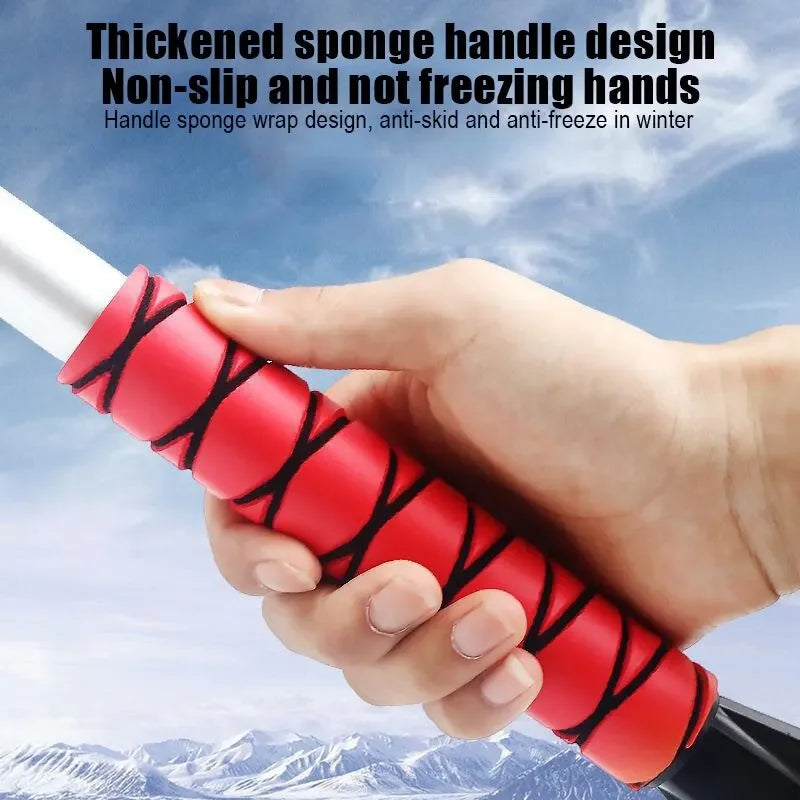 Extendable Car Snow Brush and Ice Scraper for Winter