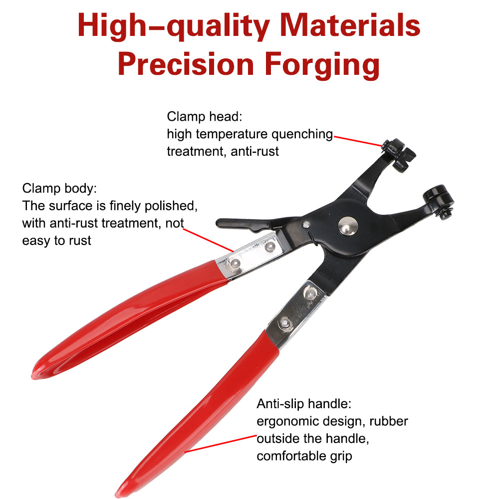 Heavy-Duty Swivel Jaw Car Hose Clamp Pliers for Auto Repair