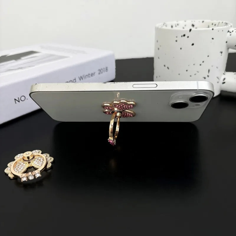 Butterfly Diamond Ring Phone Holder and Stand