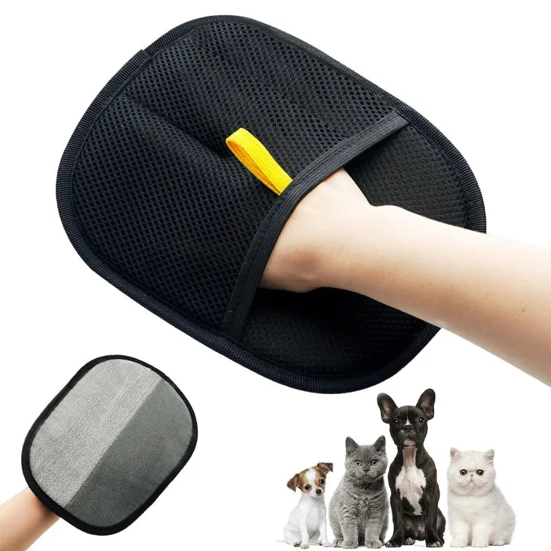Deshedding Pet Hair Removal Grooming Glove - 8