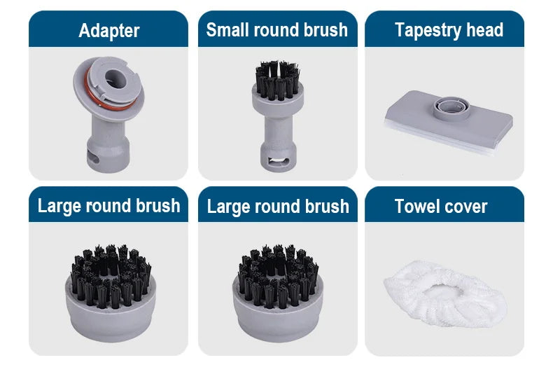 Portable Handheld High-Pressure Steam Cleaner for Home and Auto - 9