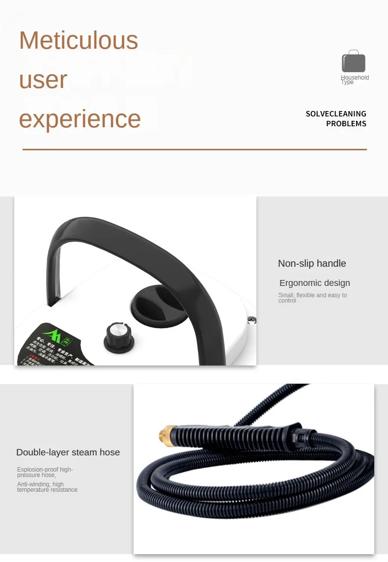 High-Pressure Portable Steam Cleaner for Home and Kitchen