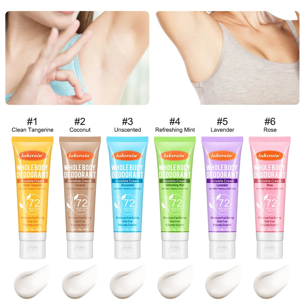 72-Hour Invisible Whole Body Deodorant Cream - 1