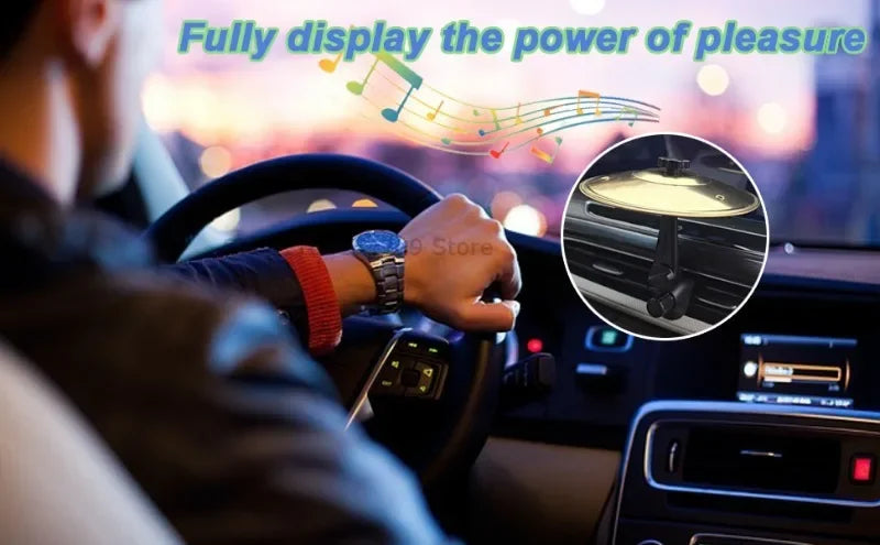 Mini Drum Cymbal Car Vent Decoration Accessory