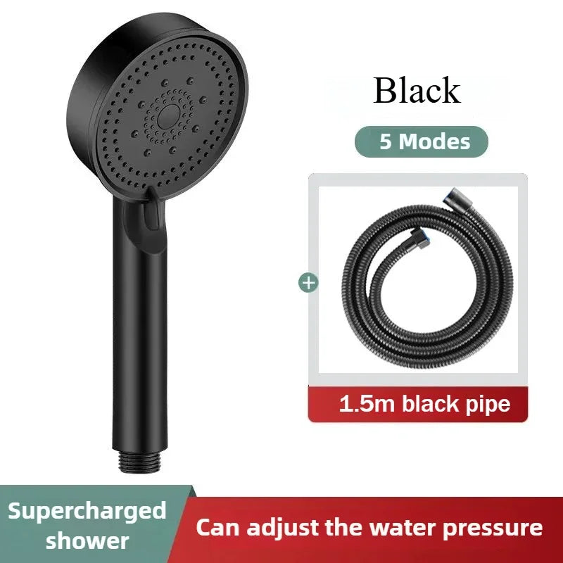 5-Mode High-Pressure Handheld Shower Head