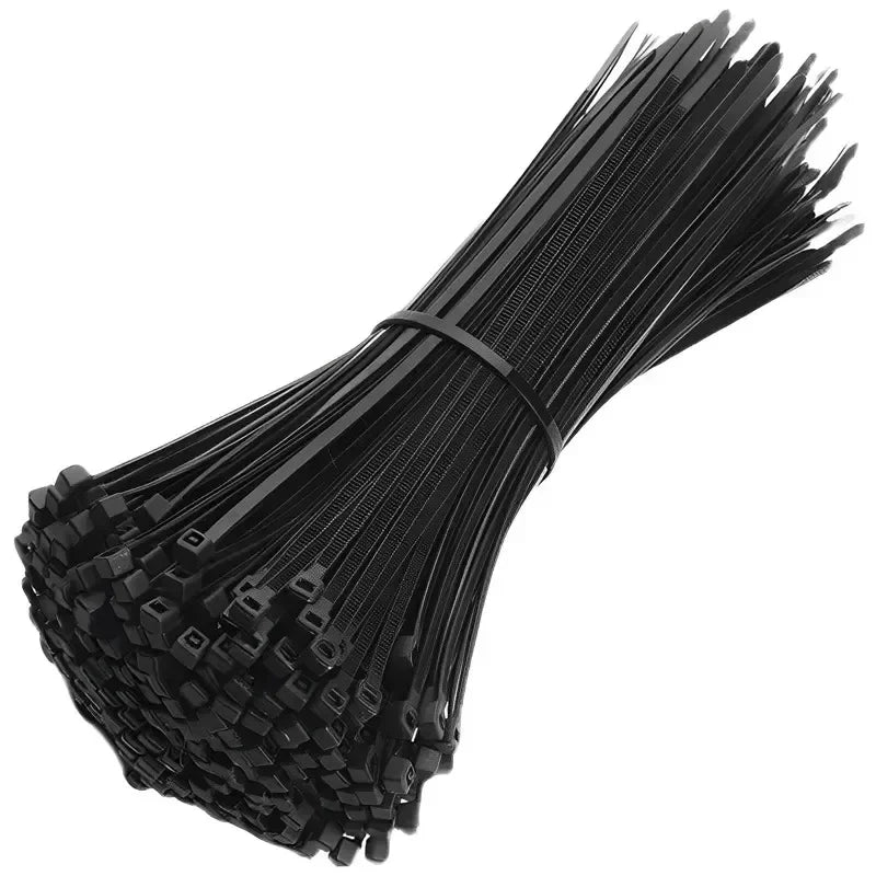 Heavy Duty Self-Locking Nylon Cable Zip Ties for Home and Office