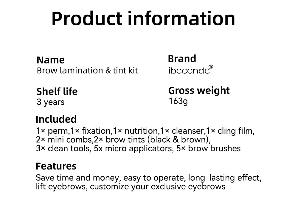 Professional Brow Lamination and Tinting Kit - 13