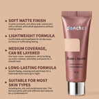 Velvet Matte Liquid Foundation for Flawless Coverage