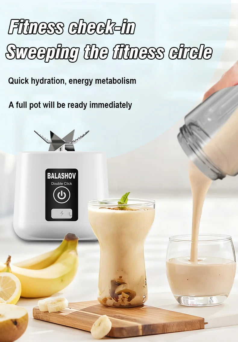 Portable Rechargeable Electric Fruit and Vegetable Blender - 18