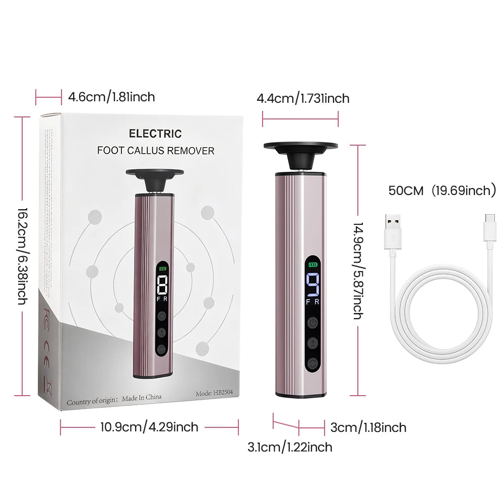 Electric Callus Remover and Pedicure Foot File Tool