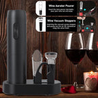 Automatic Rechargeable Electric Wine Bottle Opener Set