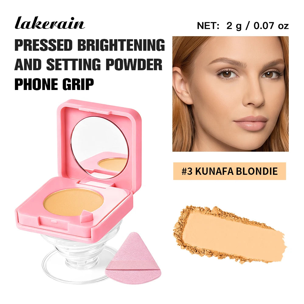 Oil-Control Pressed Setting Powder with Mirror and Phone Grip