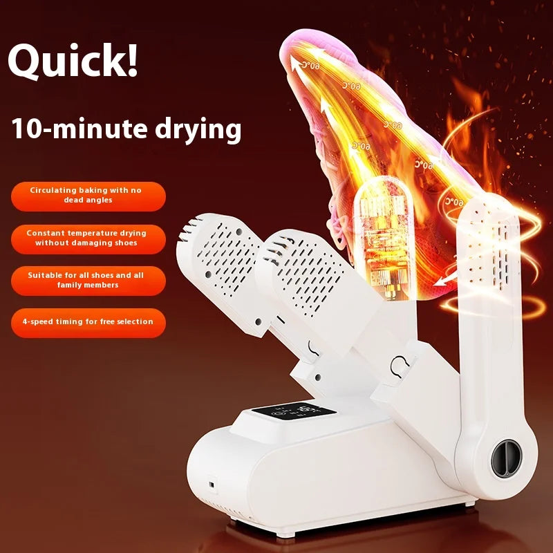 Portable Electric Shoe Dryer for Odor Removal and Dehumidifying - 1