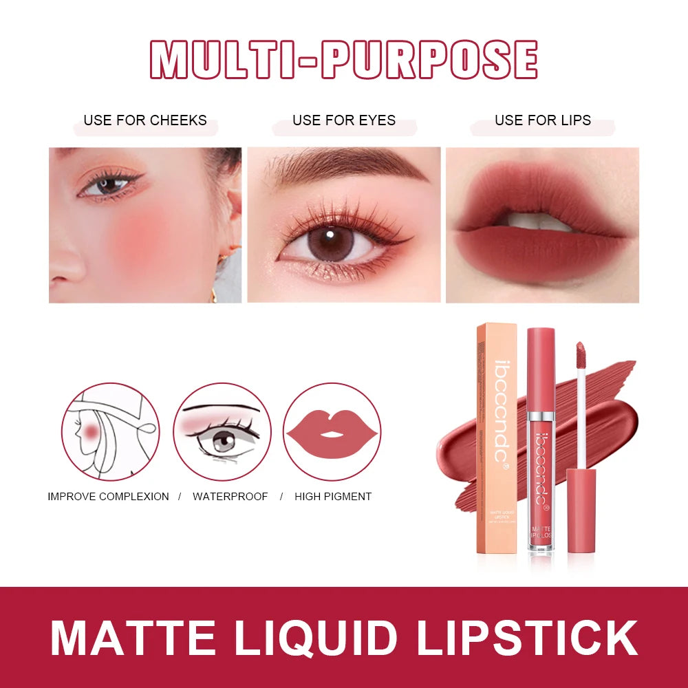 Waterproof Matte Liquid Lipstick - 9