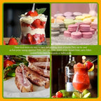 Heart-Shaped Disposable Appetizer Forks for Parties
