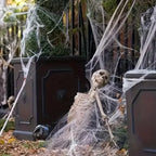 Artificial Spider Web for Halloween Decorations