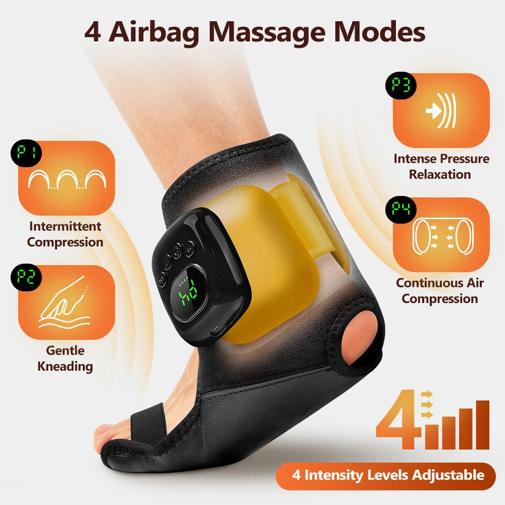 Heated Airbag Ankle Compression Massager - 7