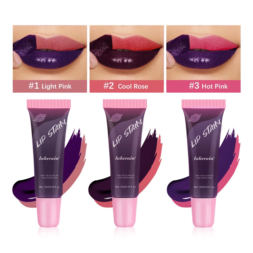 Waterproof Peel-Off Matte Lip Stain Tint - 17