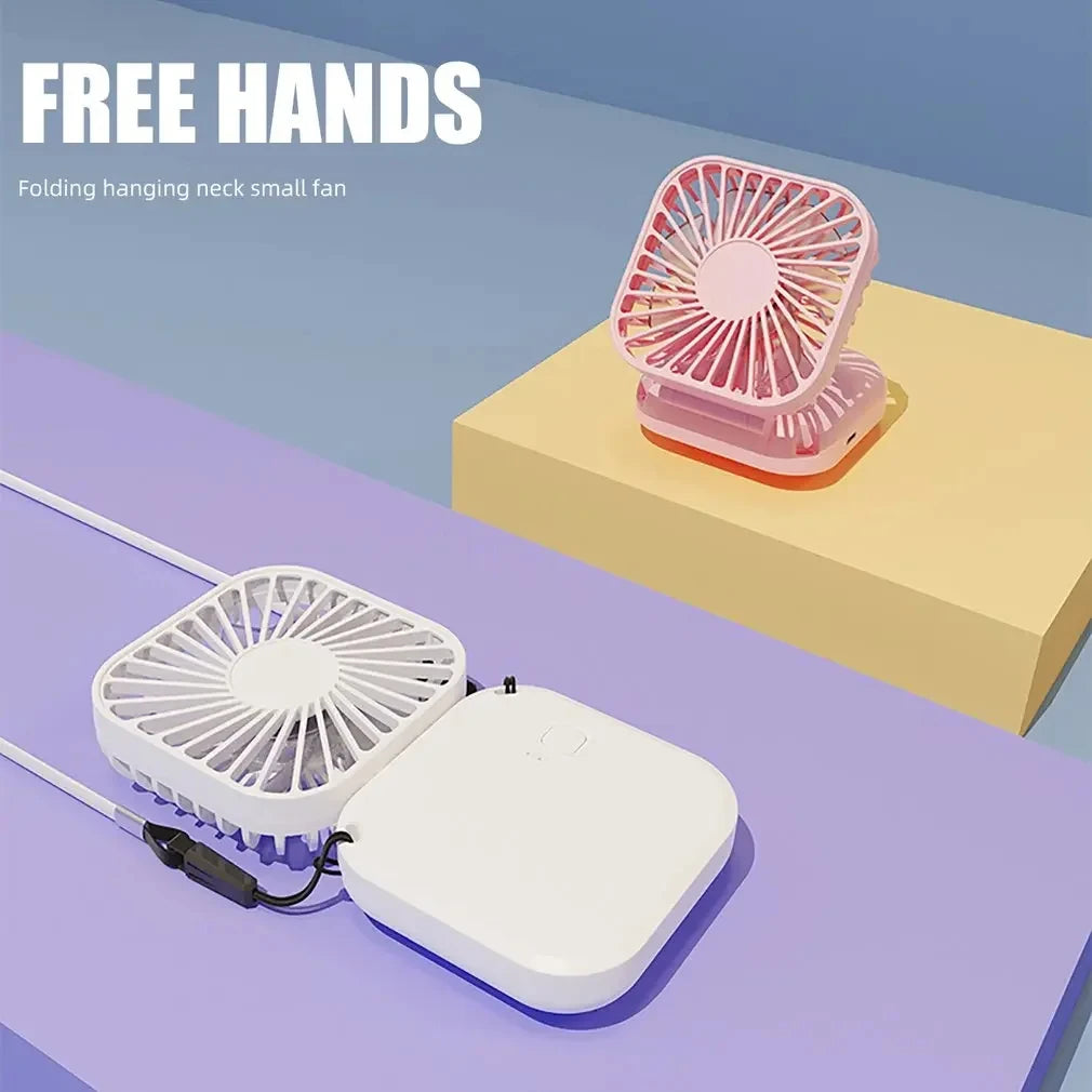 3-in-1 Portable Foldable Handheld and Neck Fan - 7