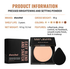 Matte Oil-Control Pressed Setting Powder for Face Makeup