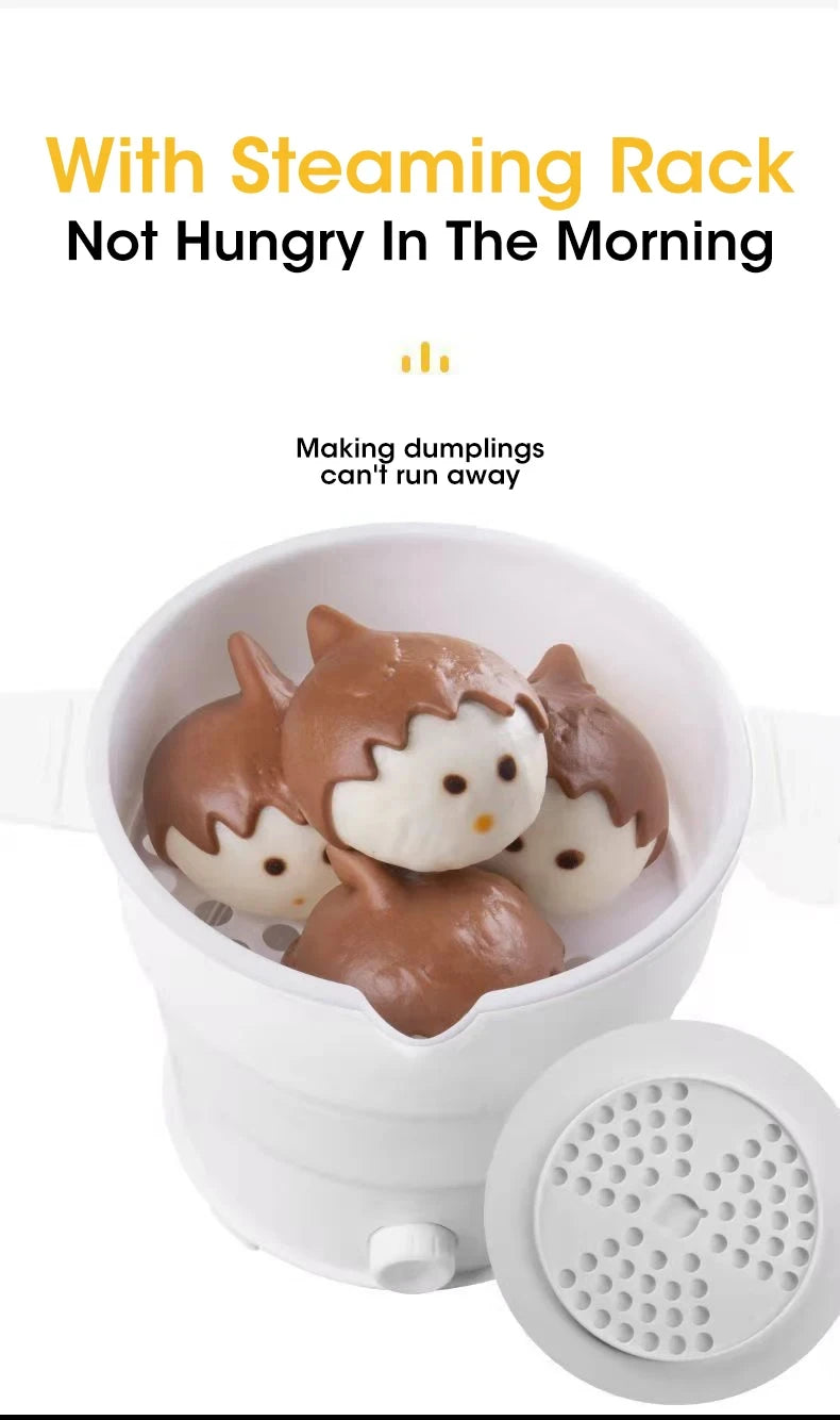 Portable Foldable Electric Hot Pot for Travel and Camping