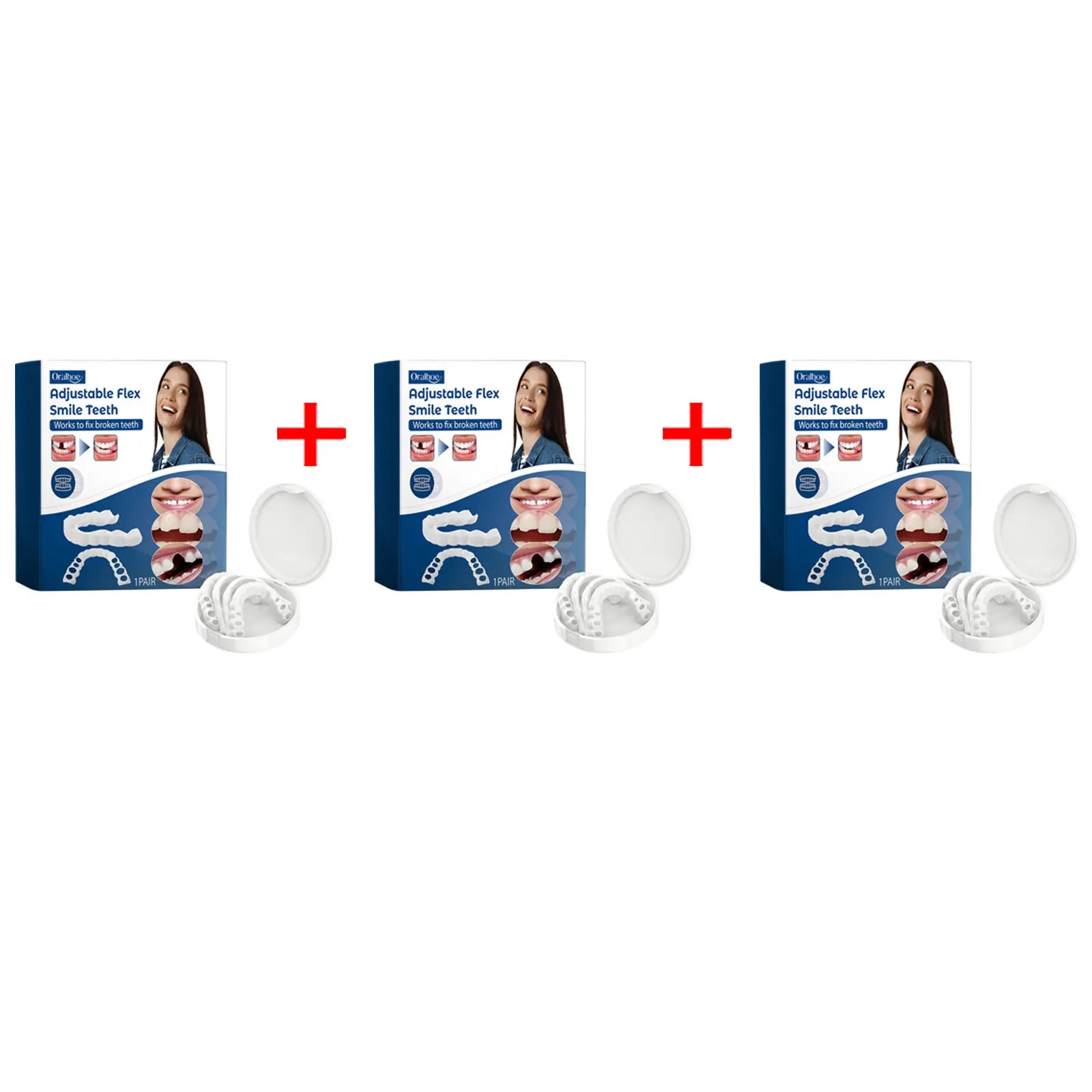 Adjustable Snap-On Smile Veneers for Missing Teeth - 21