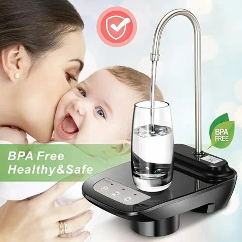 Automatic Rechargeable Electric Water Bottle Dispenser Pump - 10