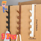 Over-the-Door Multi-Hook Organizer for Bags and Hats