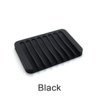 Self-Draining Silicone Soap Dish and Sponge Holder