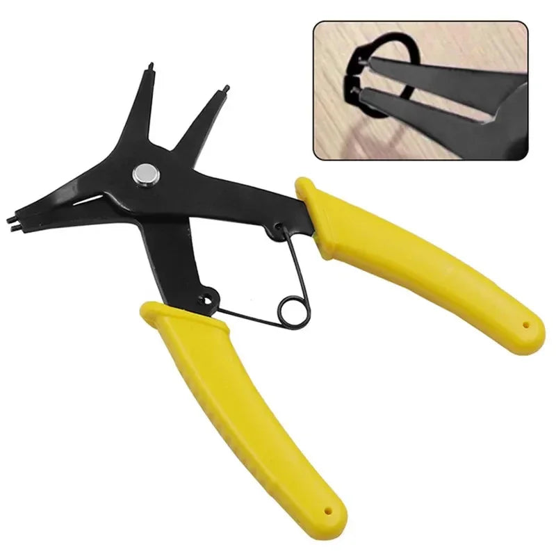 Multifunctional 4-in-1 Circlip Snap Ring Plier Tool