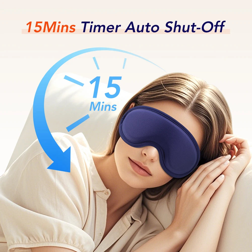 Heated Vibrating Eye Massager for Relaxation and Sleep - 4