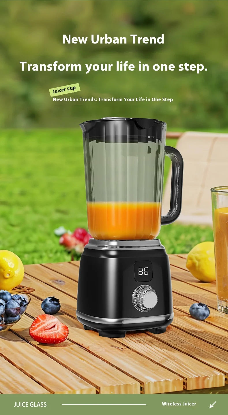 Portable Wireless Blender for Smoothies and Juices