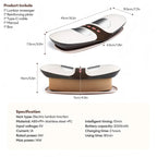 Electric Lumbar Traction and Massage Device for Back Pain